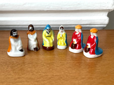 Lot of 6 Santon Beans Nativity
