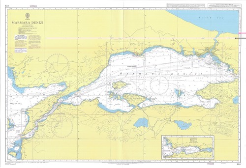 Carte maritime marmara - maritime, du