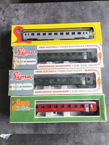 Vintage train lima - ho, lot