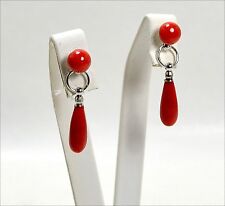 Boucles D'Oreilles or Blanc 18