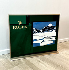 Rolex Vitrine D'Exposition Official Dealer Display Montagne Ice Mountain 24x24