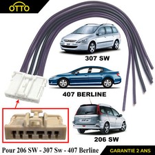 Faisceau Cable Fils Prise Platine de Feu Arriere Gauche ou Droit pour 206 307 SW