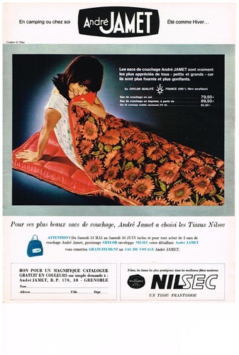 Publicite 1969 andre jamet - ,