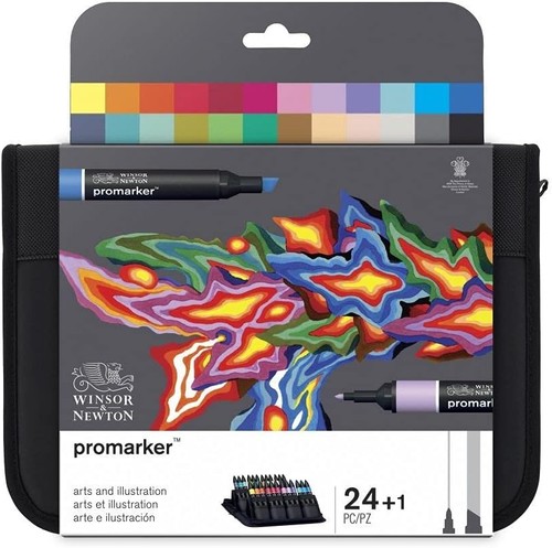 Promarkers winsor newton 24 - promarkers, newton,