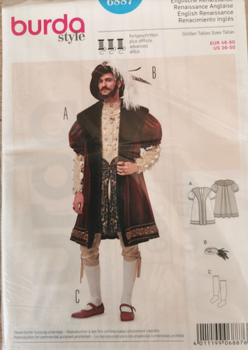 6887 patron burda carnaval - 6887,