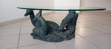 table basse sculptée "Arte