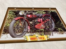 Rhony'x 250 type D 1928 fiche carte moto passion collection Atlas