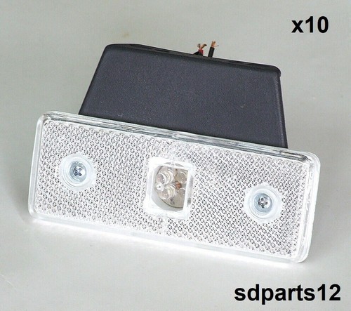 10x feux gabarit blanc - 10x,