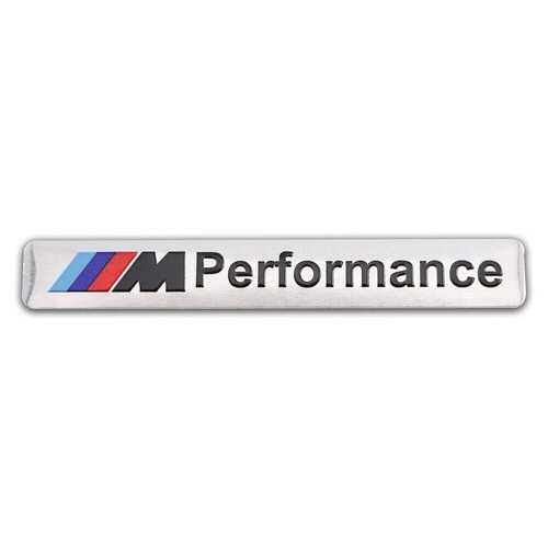 Bmw performance aluminum logo - performance,