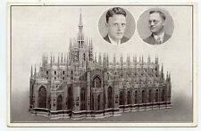 Carte postale représentant une maquette de la cathédrale de MILAN.
