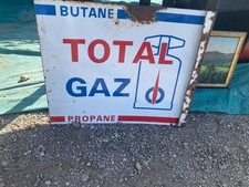 plaque en email TOTAL GAZ