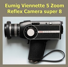 Eumig Viennette 5 - Zoom reflex camera Super 8 avec sacoche