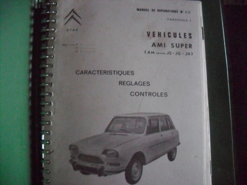 Manuel reparation citroen ami - manuel,
