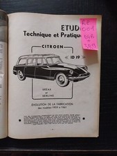 REVUE TECHNIQUE CITROEN ID 19