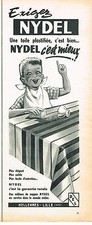 PUBLICITE ADVERTISING 024   1959   NYDEL   nappes
