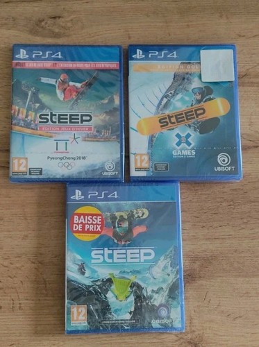 Lot jeux steep sony - de,