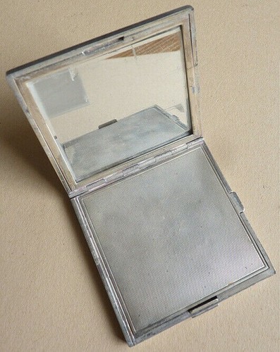 Poudrier argent massif silver - argent,