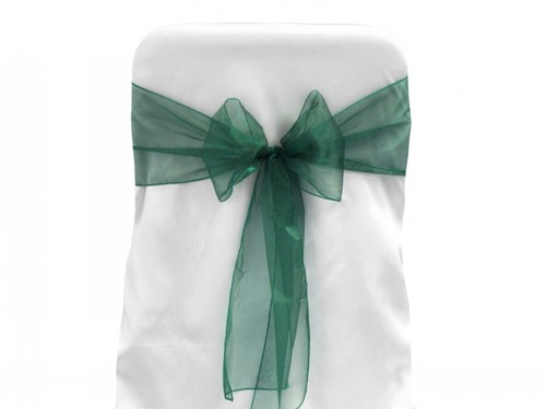 Chair bow organza sashes - 72,