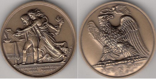Médaille française bronze - française, en