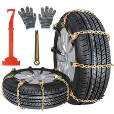 Chaine Neige Universelle 8Pcs Chaînes à Neige pour Auto Antidérapant Chaîne d...