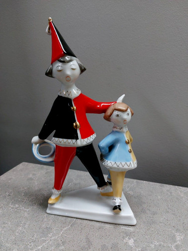 Ancienne figurine hollohaza - ancienne,