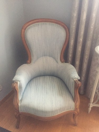 Fauteuil ancien tissu - ancien,