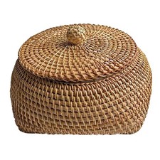 Panier de rangement en rotin