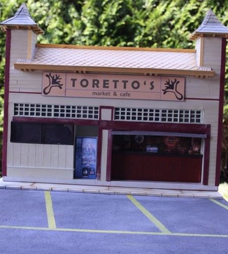 Diorama torreto market - diorama, &
