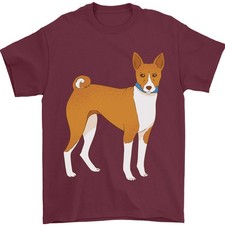 Un T-Shirt Pour Homme Basenji Chien De Chasse 100% Coton