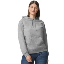Gildan - Sweat uni à capuche