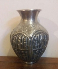 Vase Ancien Metal Argente