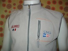 Ancienne VESTE POLAIRE SANS MANCHE LE DEFI FRANCAIS AMERICA'S CUP 2003 TS Voile