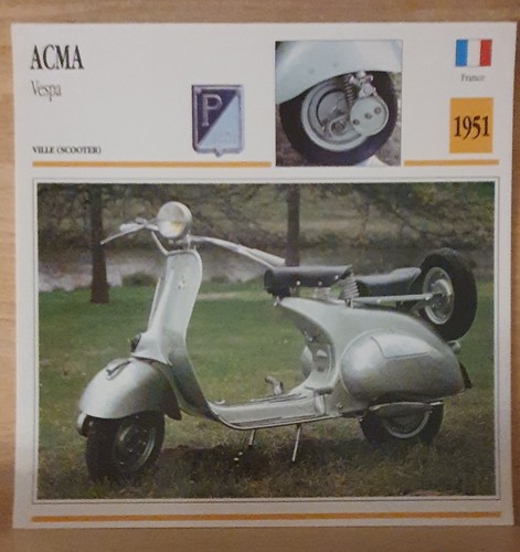 Carte moto acma vespa - moto,
