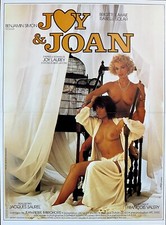 Affiche Cinéma JOY ET JOAN 40x60cm Poster / Brigitte Lahaie / Érotique / X Porno