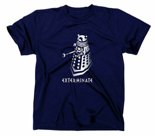 Shirt dalek exterminate - t-shirt,