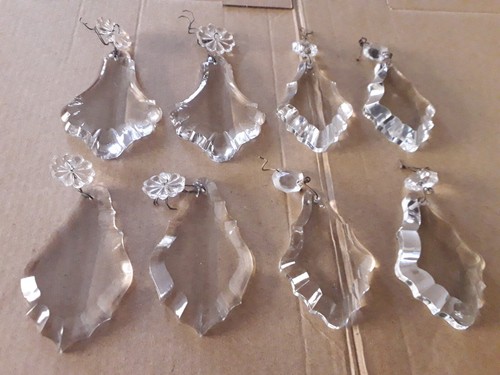 Lot pampilles en cristal - pampilles,