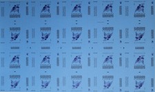 "CIGARETTES GAULOISES CAPORAL" Planche originale avant découpe entoilée JACNO