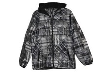 Veste d'hiver Karl Kani blanche noire KANI-001