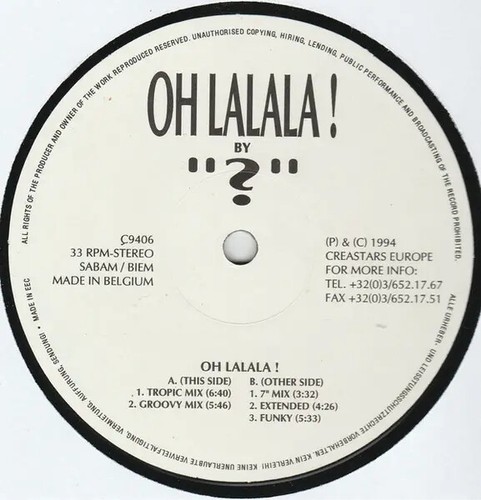 Benny lalala single - benny, oh