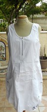 robe blanc  la mode est a vous LMV taille  36  mod. * rebelle *  TBE (lavée)