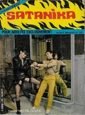 1986 EO ROMAN PHOTO ÉROTIQUE SATANIKA N° 33 : EROS SCHOOL