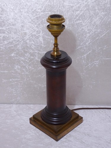 Pied lampe bois - bois, et