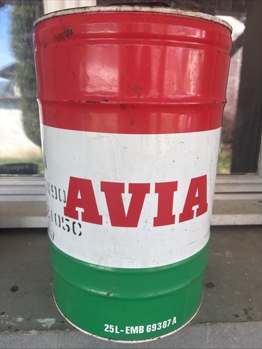 Ancien bidon huile avia 25l - ancien,