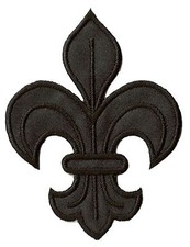 Écusson patche fleur de lys