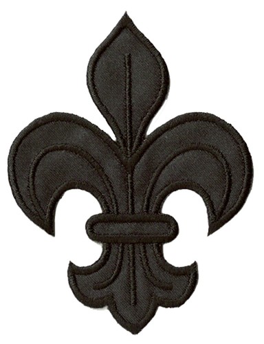 écusson patche fleur lys - patche,
