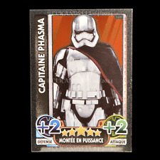 carte topps STAR WARS Force Attax Capitaine Phasma : 189 Foil