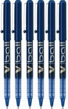 Lot de 6 stylos bille roller