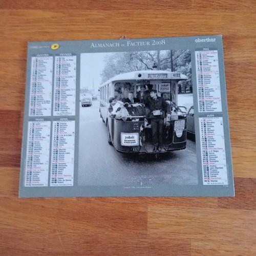 calendrier oberthur