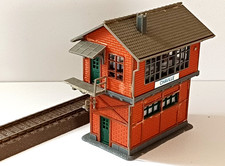 FALLER B - 120 HO Tour de commande / Poste d' aiguillages Monté. A restaurer B O