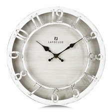 30cm Horloge Murale Chiffres 3D Vintage, Silencieuse Pendule Murale Rustique ...